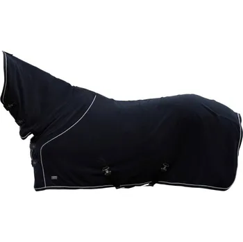 Vybavení pro koně Odpocovací deka COVALLIERO Therm s krkem černá 125cm