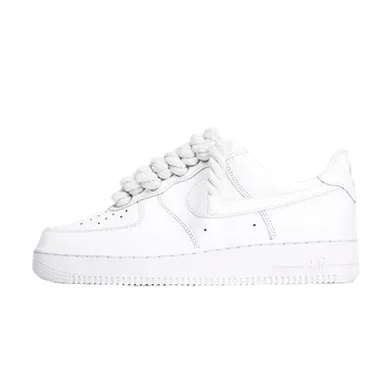Pánské tenisky Nike Air Force 1 White Low 07 Rope Laces White Velikost: 47