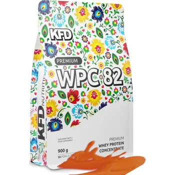 Protein KFD protein WPC Premium 900 g, karamelová příchuť