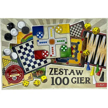 Desková hra Společenská hra Trefl 03008 Sada 100 her Trefl