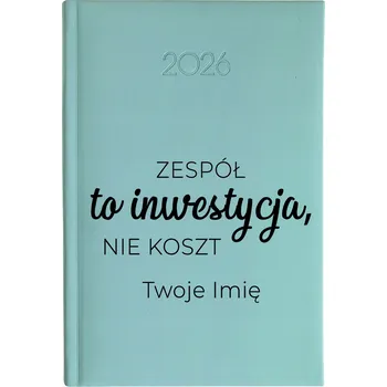 Kalendář Knižkový kalendář 2026 A5 FunnyCase modrý