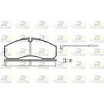 Woking P7513.12 Sada brzdových destiček, kotoučové brzdy