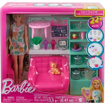 Panenka Sada Mattel Barbie Relax v kavárně HKT94