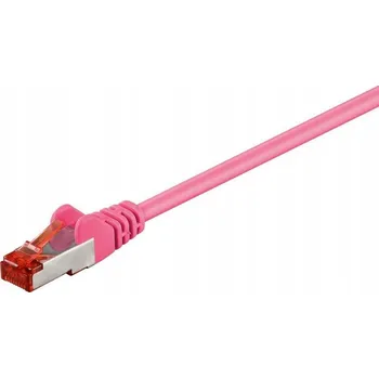 Síťový kabel MicroConnect F/UTP CAT6 2m Pink PVC