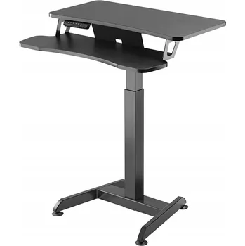 Obdélníkový psací stůl Maclean 67 x 52 x 109 cm černý