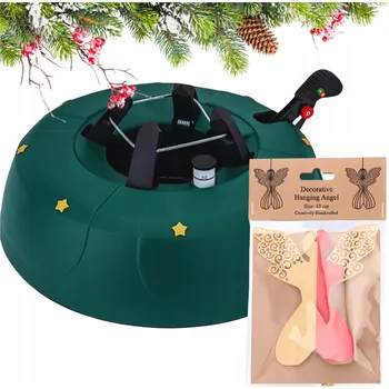 Stojánek na vánoční stromek Zelený STOJAN na vánoční stromek do 3m – odolný systém uchycení + ANDĚL jako dárek