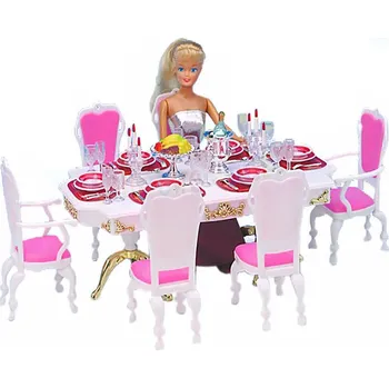 Doplněk pro panenku VELKÁ JÍDELNA 0656 - NÁBYTEK pro panenky - Deco Mariage
