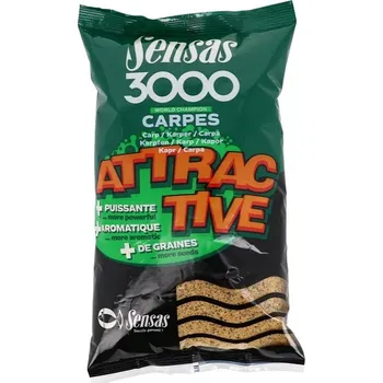Návnadová surovina Krmení 3000 Attractive Carp (kapr) 1Kg