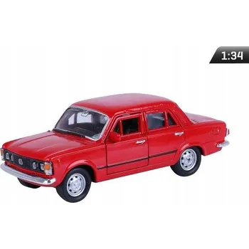 autíčko Model 1:34, PRL FIAT 125p, červený (A884F125C)