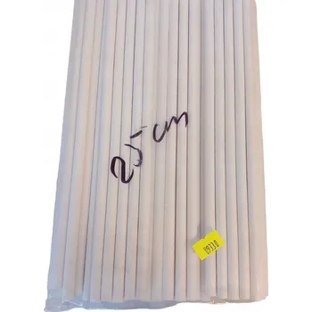 Jednorázové nádobí Brčka 100 ks 25 cm x 7 mm papírová