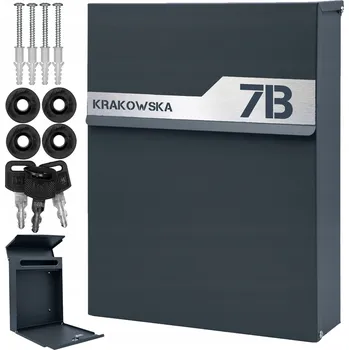 Poštovní schránka Poštovní schránka euroschránka, vhoz Prime šedá