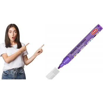 Akrylový fix Toma TO-402 2,5 mm fialový