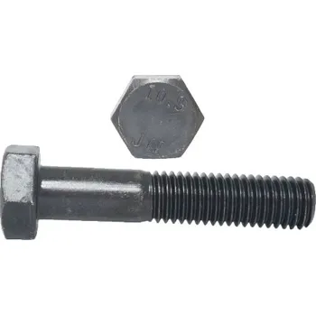 Šroub Šrouby M20x150 s šestihrannou hlavou, pevnost 10.9, černé, DIN 931 1 Ks
