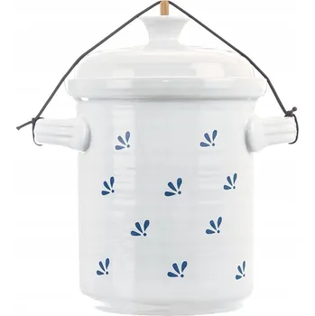 Zelák Orion Hrnec na vaření zeleniny MODRÝ BÍLÝ 2,8 l