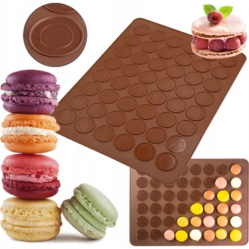SILIKONOVÁ FORMA NA MAKRONKY PRO 48 kusů