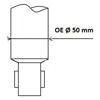 ZADNÍ PLYNOVÝ TLUMIČ 5550001 KYB VOLVO S60 II