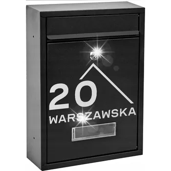 Poštovní schránka POŠTOVNÍ SCHRÁNKA DO ČERNÉ POŠTOVNÍ NÁPIS