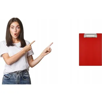 Obraz Podložka s klipem A5 Biurfol červená