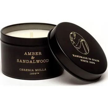 Svíčka Vonná svíčka Amber & Sandalwood Cereria Molla