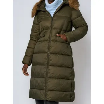 Dámský kabát Sinsay - Prošívaný kabát s kapucí - tmavě zelená - 406HH-79X - 406HH-79X-L