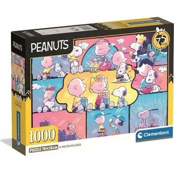Puzzle PUZZLE 1000 COMPACT PEANUTS CLEMENTONI 37070