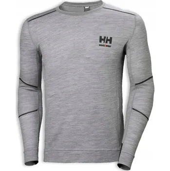 Spodní prádlo s dlouhým rukávem Helly Hansen Lifa Merino šedá vel. XL