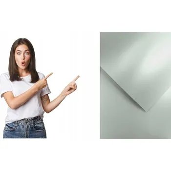 Papír Ozdobný karton A4 Millenium stříbrný, Galeria Papieru, 220 g, 20 listů