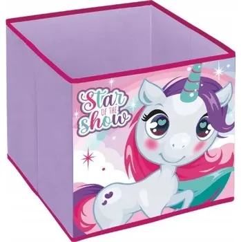 Úložný box Úložný box na hračky - Jednorožec