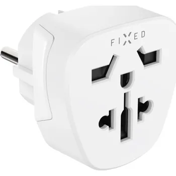 Cestovní adaptér FIXED FIXCT-EU2-WH