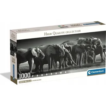 Puzzle Clementoni 1000 dílků Puzzle 1000 Panorama Stádo obrů