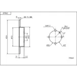 Brzdový kotouč HART 218 660