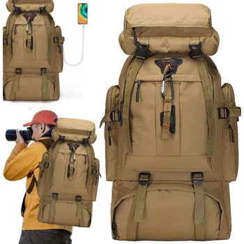 turistický batoh TURISTICKÝ BATOH TREKKINGOVÝ VOJENSKÝ TAKTICKÝ PEVNÝ HORSKÝ CESTOVNÍ VELKÝ