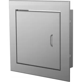 Obraz Revizní dvířka DOSPEL MAGNAT 200x200mm s magnetickým zámkem, stříbrná