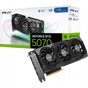 Grafická karta Grafická karta PNY GeForce RTX 5070 OC Triple Fan 12GB GDDR7 DLSS4 HDMI DP