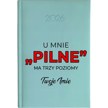 Kalendář Knižkový kalendář 2026 A5 FunnyCase modrý