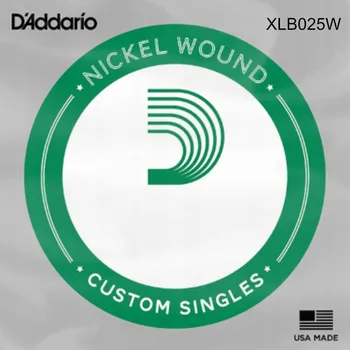 Struna pro kytaru a smyčcový nástroj Struna pro baskytaru D'ADDARIO XL Nickel Wound 025w