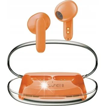 Sluchátka Bluetooth 5.3 sluchátka T85 ENC TWS – oranžová