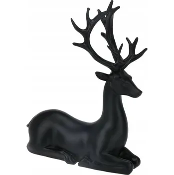 Obraz Vánoční figurka sob plastový černý 20 cm 1 Ks