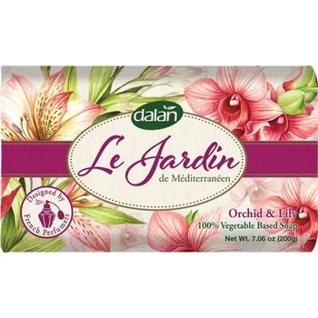 Mýdlo Toaletní mýdlo Dalan Le Jardin Orchidej & Lilie 200g