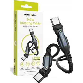 Datový kabel Kabel Mobile Origin USB typ C - USB typ C 1 m