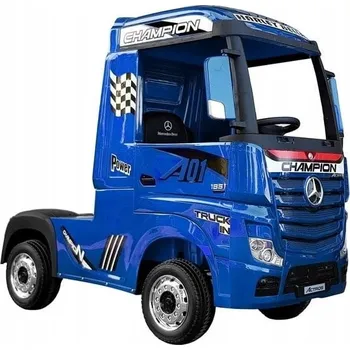 autíčko LEAN CARS Auto na Akumulátor Mercedes Actros Modrý Lakovaný MP4