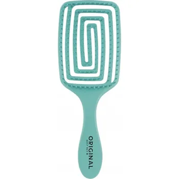 kartáč na vlasy OBB SIBEL VANTED BRUSH VENTILAČNÍ KARTÁČ NA ROZČESÁVÁNÍ VLASŮ ZELENÝ