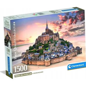 Puzzle Clementoni 1500 dílků Mont Saint-Michel