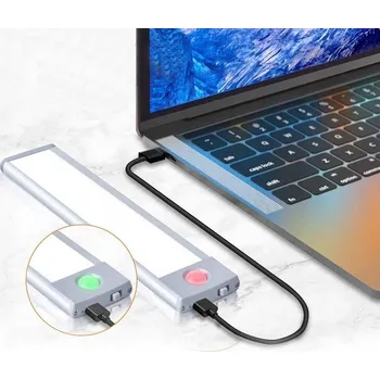 Lampička Lampička samolepicí podskříňková USB AKU lišta 23 cm LED