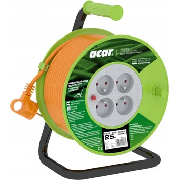 Napájecí kabel Prodlužovací kabel Acar Prodlužovací Kabel 25 m, 4 ks , oranžový