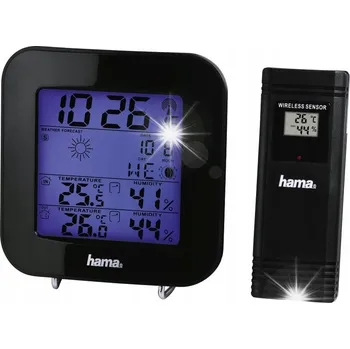 Meteostanice HAMA Meteostanice EWS-200 Černá