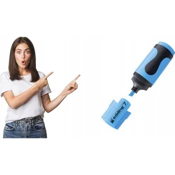 Zvýrazňovač Zvýrazňovač Edding Mini Modrý