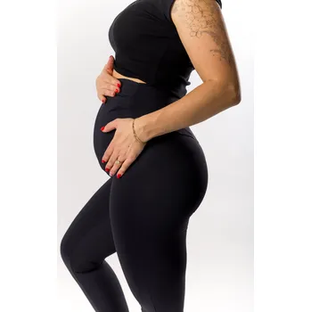 GoldBee Těhotenské Legíny Lycra Black Barva: Black, Velikost: 3XL
