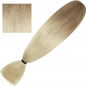 Syntetické vlasy Kanekalon Super Soft Světlá Blond Ombre 80g 60cm #T12/220