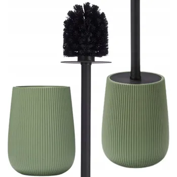 WC štětka WC ŠTĚTKA S DRŽÁKEM ZELENÁ STOJÍCÍ ZAVŘENÁ TOALETNÍ ŠTĚTKA